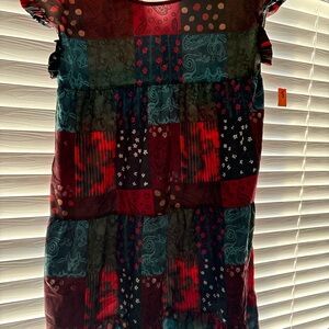Colorful Patchwork Kids Dress